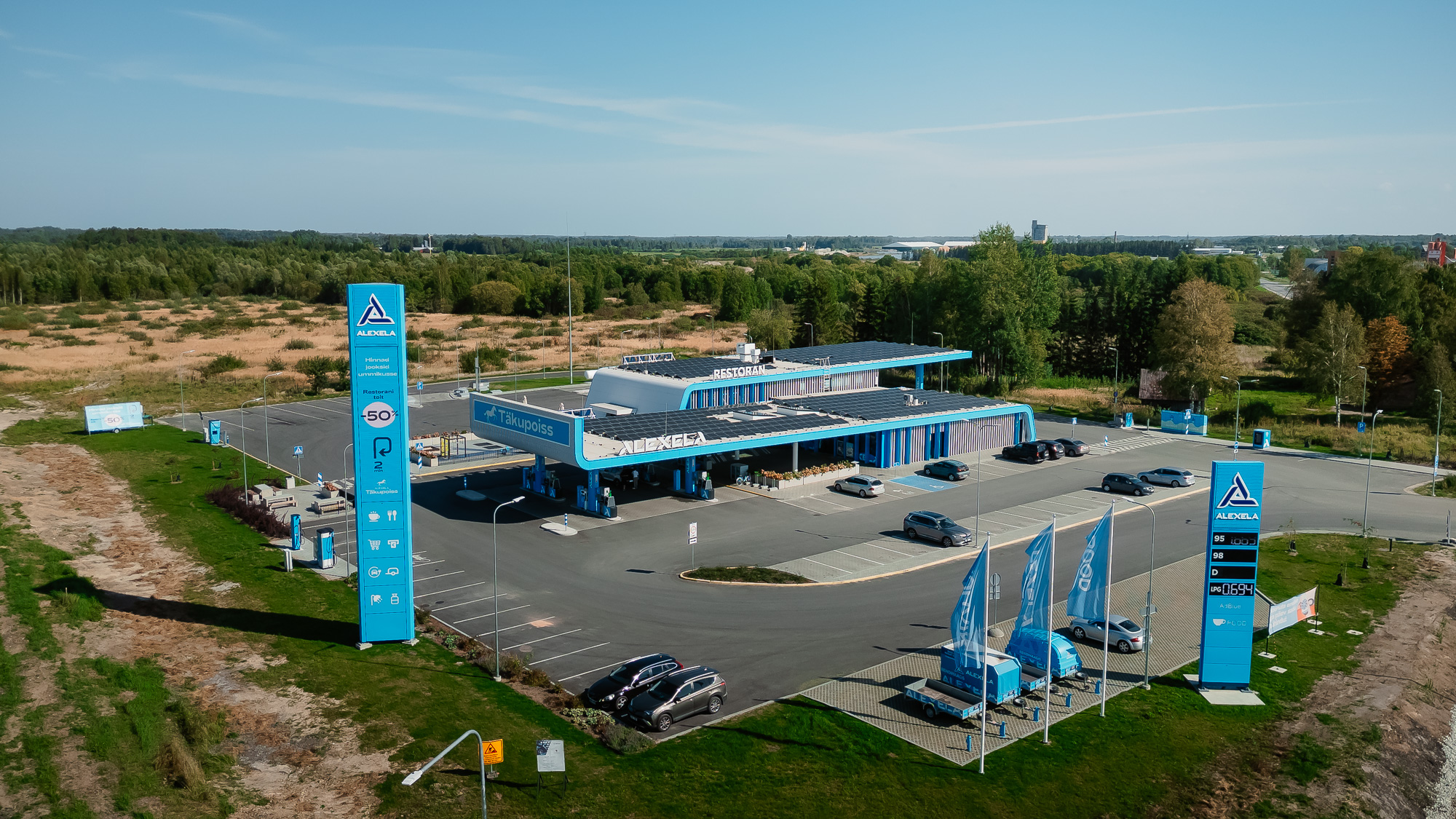 Alexela Täkupoiss running on Cloudics FCC (Forecourt Cloud Controller)