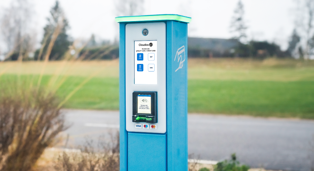 Cloudics Flow & Pay in Outdoor Payment Terminal
